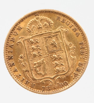 A half sovereign 1890