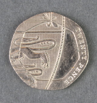 A 20 pence, undated 
