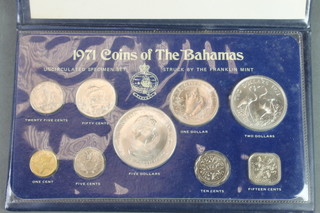 1917 coins of the Bahamas, uncirculated set 