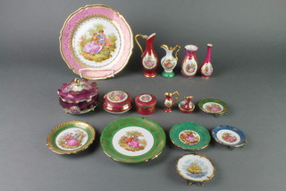 A collection of Limoges trinkets 