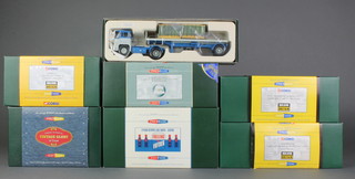 7 Corgi limited edition Premium Edition models - 12302 Eastwoods FE8, 29202 Russells of Bathgate, 23601 Robinsons of Carlisle, 1804 8.E Musgrove & Sons Ltd, CC11604 Fueling The Fifties, CC20002 Sentinel D drop side wagon and O7520 Tarmac Land Rover 