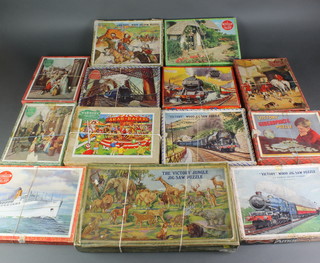 13 various Victory jigsaw puzzles 