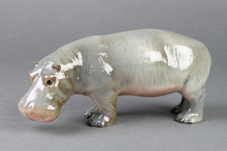 A Beswick figure of a Hippopotamus 7 1/2" 