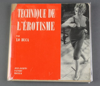 Lo Duca, 1 volume "Technique L'Erotism"  editeur Jean-Jacques Pauvert 1958 paper covers 