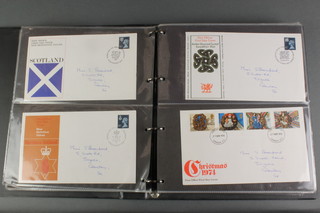 An album of various GB First day covers