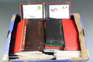 Brighton Philatelic Counter Annual albums and 4 albums of first day covers ( 1978, 2 x 1980, 2x 1981 & 1982) and various loose first day covers 
