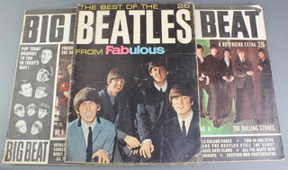 "The Best of the Beatles" from Fabulous together with nos. 1,2,4,5,6,8 and 11 of Big Beat Magazine 