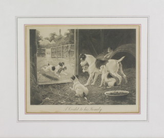 Stanley Berkeley, canine prints, "A Disgrace to his Family" and "A Credit to His Family" 10" x 13" 