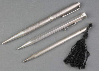 3 silver propelling pencils