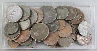 A quantity of Georgian and later bronze coins
