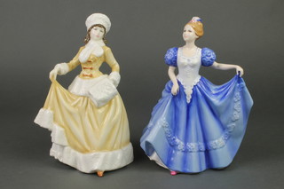 Two Royal Doulton figures - Katie HN4123 8" and Natasha HN4154 8" 