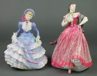 Two Royal Doulton figures - Karman HN3993 8" and Hannah HN3655 7" 