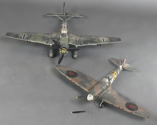A Century 21 model of The Borough Lambeth Spitfire 4" and 1 other of a Stuka 