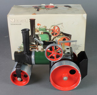 A Mamod steam roller, boxed