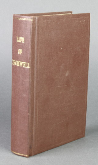 1 volume "The Life of Oliver Cromwell Lord Protector of The Commonwealth", third additions 1702 by Canterbury Bookbinders