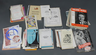 A large collection of various 20th Century theatre programmes