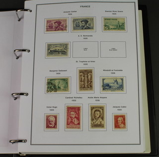 An album of various mint and used French stamps 1849-1984 