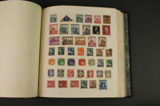 An album of various mint and used World stamps including APGN Islands Albania, Afghanistan, Algeria, Argentina, Argentine Republic and Colonies, Bolivia, Bosnia Herzegovina, Brazil, Chile, China, Columbia, Costa Rica, Dominican Republic   