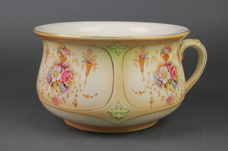 A Crown Devon Fieldings Spring pattern chamber pot 