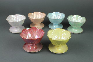 A set of 6 Beswick lustre dessert bowls