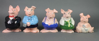Five Wade Nat West Piggy banks 