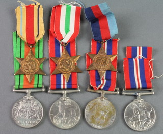 7 Second World War medals