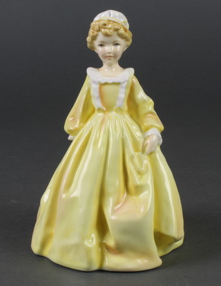 A Royal Worcester figure - Grandmother's dress 6" 