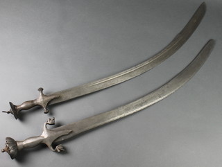 2 Talwar swords with 30" blades 