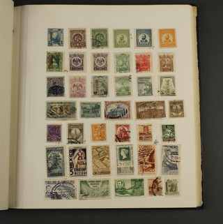 An album of various used stamps - Mauritania, Mexico, Mecklenburg-Strelitz, Moldova  
