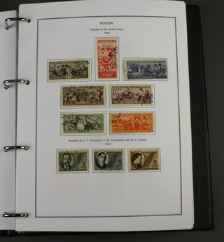 An album of various Russian stamps 1858-1963