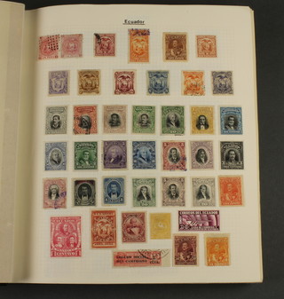 An album of used stamps including Silesia, Ecuador, French Sudan, Tahiti, Guadeloupe, Fernado Poo etc
