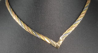 A gold necklace and minor gold jewellery, all 9ct, 24 grams