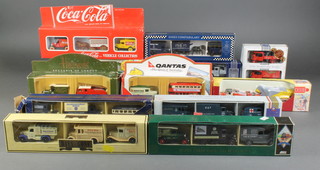 A Lledo Surrey Constabulary centenary set of vehicles, ditto Pearl Harbour heroes, ditto Battle of Britain, North York Moors Railway and 7 other boxed sets of toy vehicles 