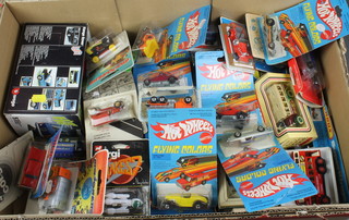 A collection of various 1970's and later Hot Wheels and other toy cars 