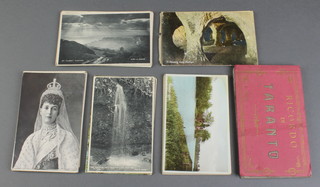 14 various black and white postcards of Sussex, mainly Hastings, 3 coloured postcards of Charlwood and other postcards  