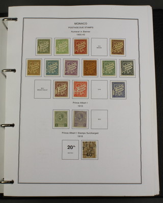 An album of stamps Monaco 1885-2002 