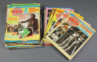 Various 1970's and 80's editions of Dr Who Weekly 