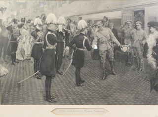 W Hatherell 1902, print, "Lord Kitchener's Homecoming" 18 1/2" x 27 1/2" 