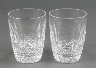 9 Waterford Crystal Colleen pattern tumblers 4" 
