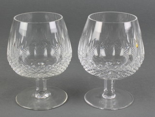 A set of 6 Waterford Crystal Colleen pattern brandy glasses 5" 