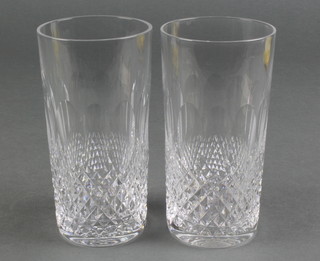 A set of 6 Waterford Crystal Colleen pattern tumblers 5 1/2" 