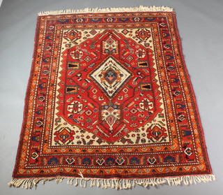 A Persian Toyserkan rug 75" x 60" 
