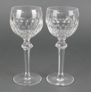 7 Waterford Crystal Curraghmore hock wine glasses 7 1/2" 