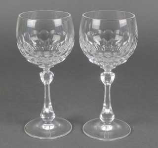 A set of 8 Waterford Crystal Curraghmore wine glasses 6 1/2" 