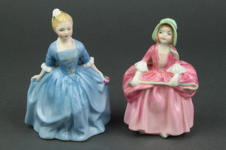 2 Royal Doulton figures - Bo Peep HN1811 and Child From Williamsburg HN2154
