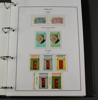 An album of mint and used stamps Gibraltar 1886-2008