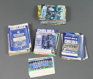 A box of approx 200 Chelsea football programmes 1950's-1970s