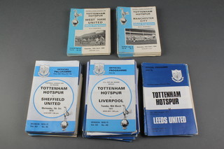 A collection of Tottenham Hotspurs football programmes 1960's -1970's 