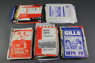 A collection of approx. 200 1950's and later football programmes