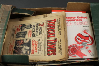 A collection of football related magazines, ephemera and brochures from the 1930's etc 
